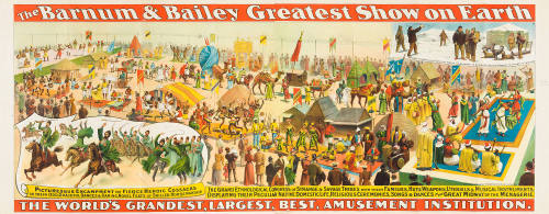 The Barnum & Bailey Greatest Show on Earth: The Grand Ethnological Congress of Strange and Savage Tribes with Their Families, Huts, Weapons, Utensils & Musical Iinstruments