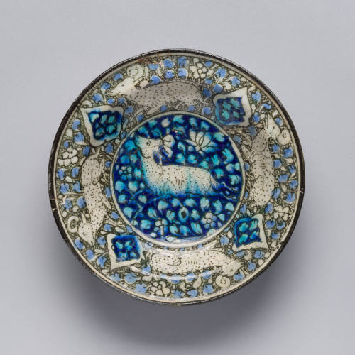 Bowl with Design of a Deer or Ram