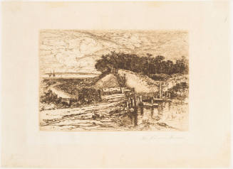 Gardner's Bay, Long Island, Seen from Fresh Pond