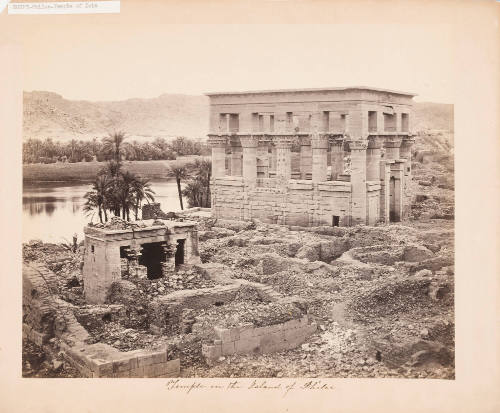 Philae. The Hypaethral Temple, Commonly Called Pharoah's Bed, and Small Chapel
