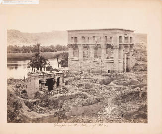 Philae. The Hypaethral Temple, Commonly Called Pharoah's Bed, and Small Chapel