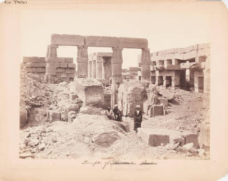 Thebes. Ruins of the Temple of Karnak