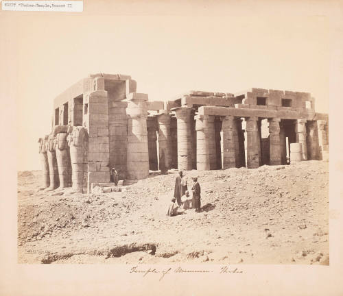 Thebes. General View of the Memnonium, from the South-East