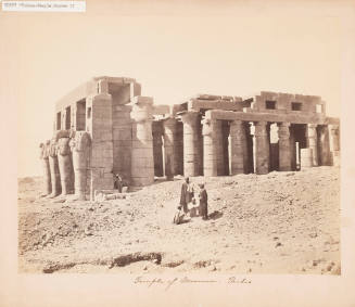 Thebes. General View of the Memnonium, from the South-East