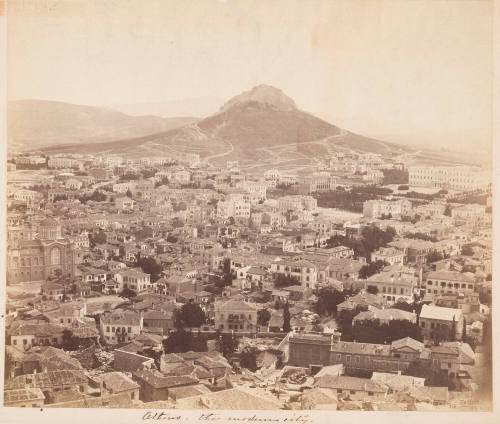 Athens. The Modern City, from the Acropolis