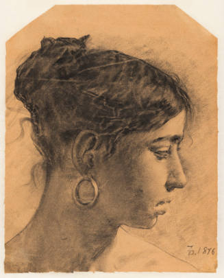 Head of a Girl; Right Profile View