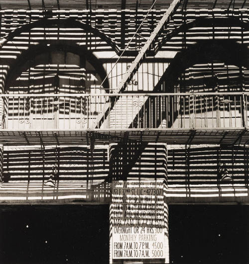 32nd Street Garage and Fire Escape Shadows