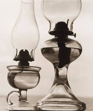 Two Oil Lamps on Porch (Turkish Belly Dancers)