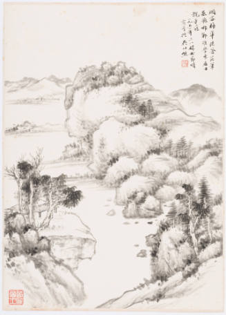 Landscape in the Style of Wang Shimin