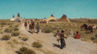 Hunting Camp on the Plains