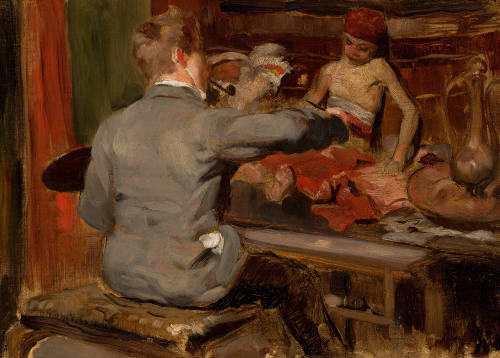 Duveneck Painting "The Turkish Page"