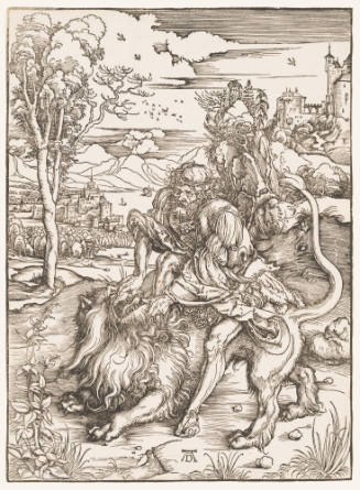 Samson Fighting the Lion
