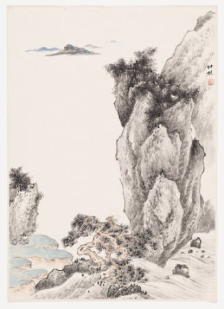 Landscape with Tall Cliff
