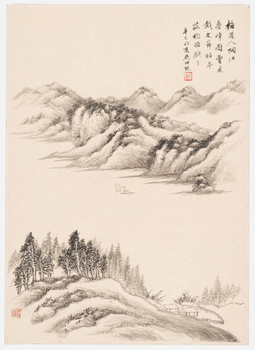 Landscape in the Style of Wu Zhen