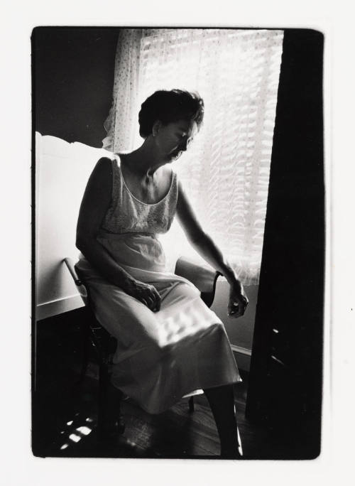 Mother, in Poetry Pose, Arlington, Virginia [cool toned]