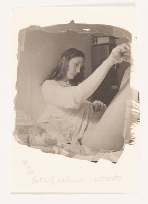 Untitled Platinum Experiment [self-portrait]