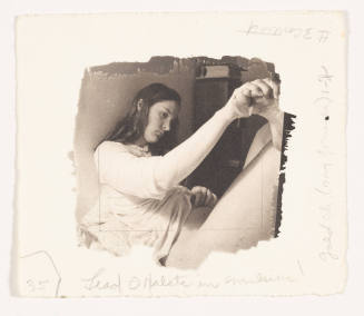 Untitled Platinum Experiment [self-portrait]