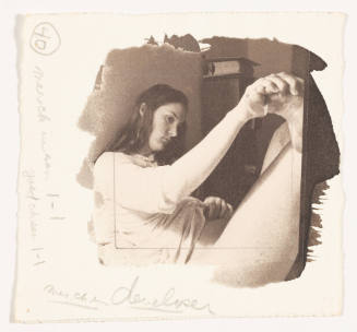 Untitled Platinum Experiment [self-portrait]