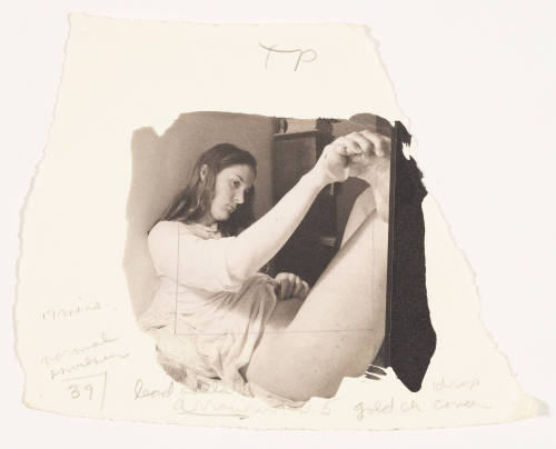 Untitled Platinum Experiment [self-portrait]