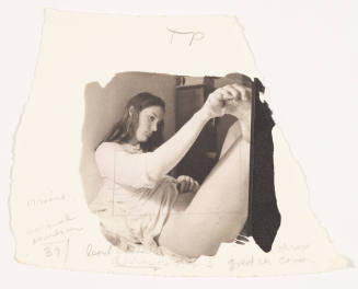 Untitled Platinum Experiment [self-portrait]