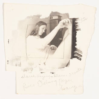 Untitled Platinum Experiment [self-portrait]