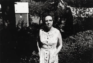 My Mother in the Backyard, Arlington, Virginia