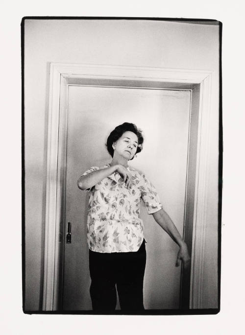 My Mother, Posing in Living Room Door, Arlington, Virginia
