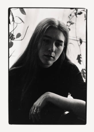 My Sister Carol in Window, Arlington, Virginia