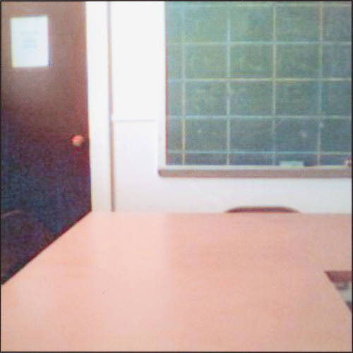Chalk Board and Table from The Empty Rooms Series