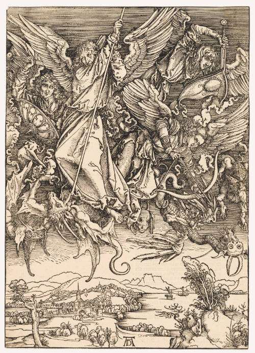 St. Michael Fighting the Dragon from the Apocalypse