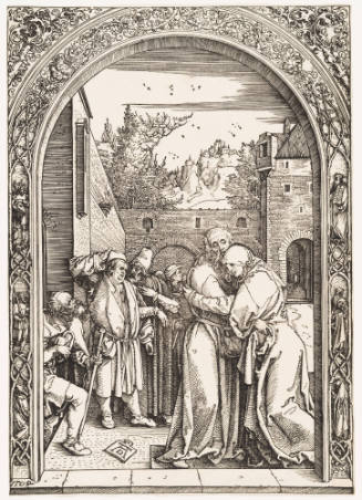 Joachim and Anna at the Golden Gate for Life of the Virgin