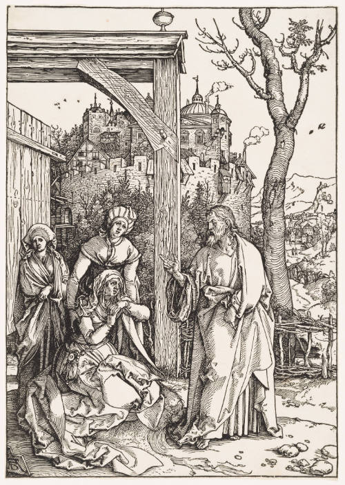 Christ Taking Leave from His Mother for Life of the Virgin