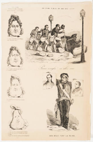 Caricature Publiée en 1833 Chez Aubert