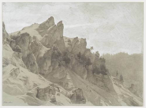 Mountainous Landscape with Firs