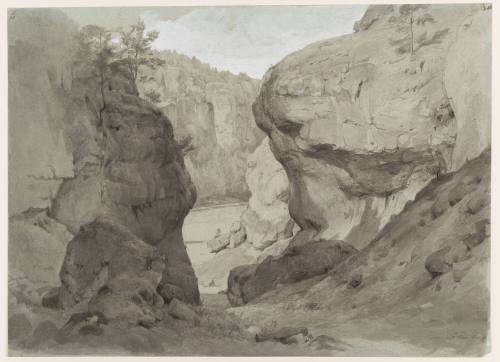 Path Through a Gorge