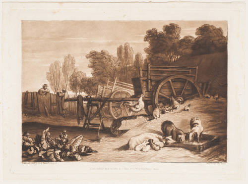 The Farm-Yard with the Cock (P)