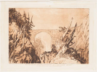 Little Devil's Bridge Over the Russ Above Altdorft, Swiss (M)