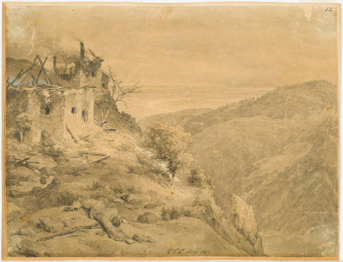 Scene of a Fire and a Body