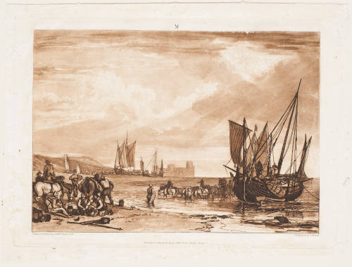 Flint Castle, Vessels Unloading (M)