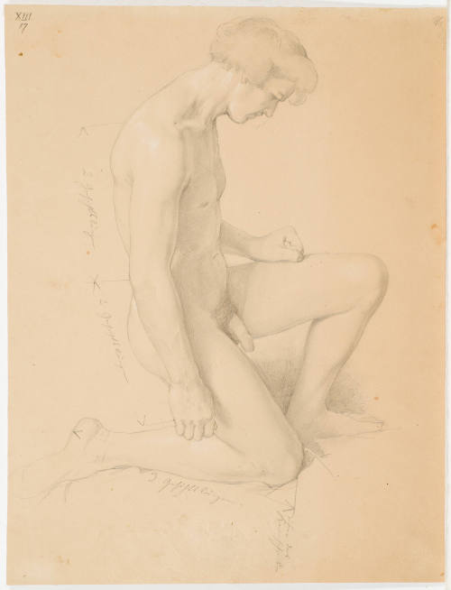 Kneeling Male Nude