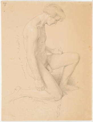 Kneeling Male Nude