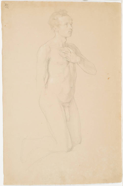 Kneeling Male Nude