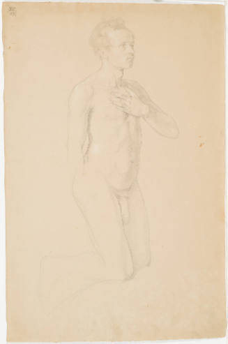 Kneeling Male Nude