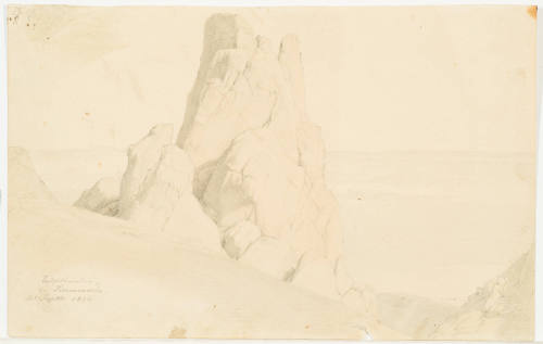 A Hill and Rock Formation