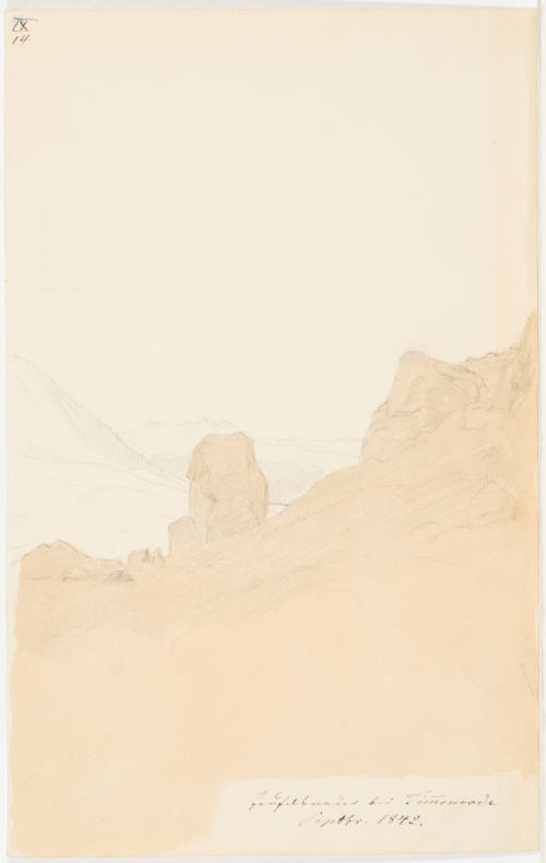 Landscape in the Harz Mountains