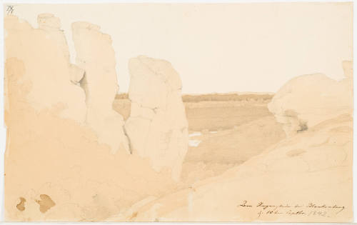 Rocky Landscape with View into Distance at Regenstein