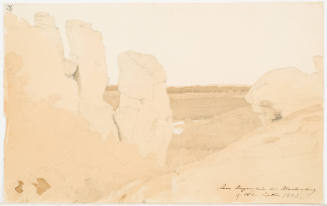Rocky Landscape with View into Distance at Regenstein