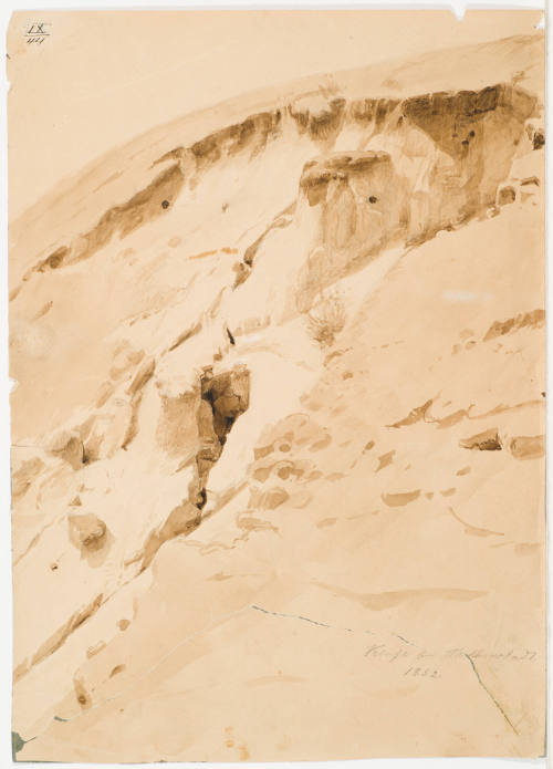 Hill with Rocky Slope - Near Halberstadt