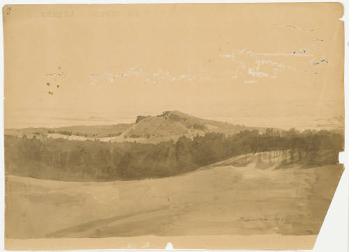 Hilly Landscape with a Mountain - Regenstein