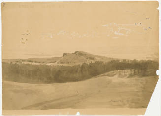 Hilly Landscape with a Mountain - Regenstein